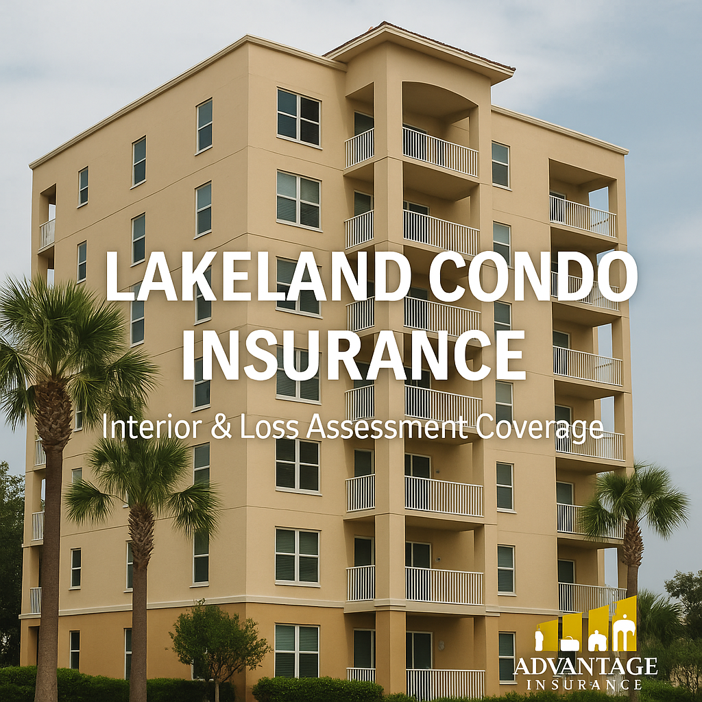 Lakeland Condo Insurance Coverage – Advantage Insurance Lakeland Condo Insurance – Interior & Loss Assessment Coverage